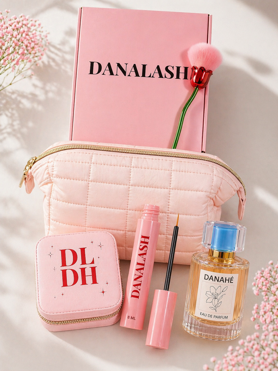 S.Pestañas + Perfume Danahe + Pack Dia de la Madre con Danabag